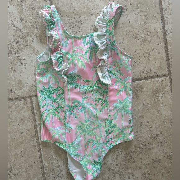Tommy Bahama Other - Tommy Bahama Kids Pink and Green One Piece Swimsuit